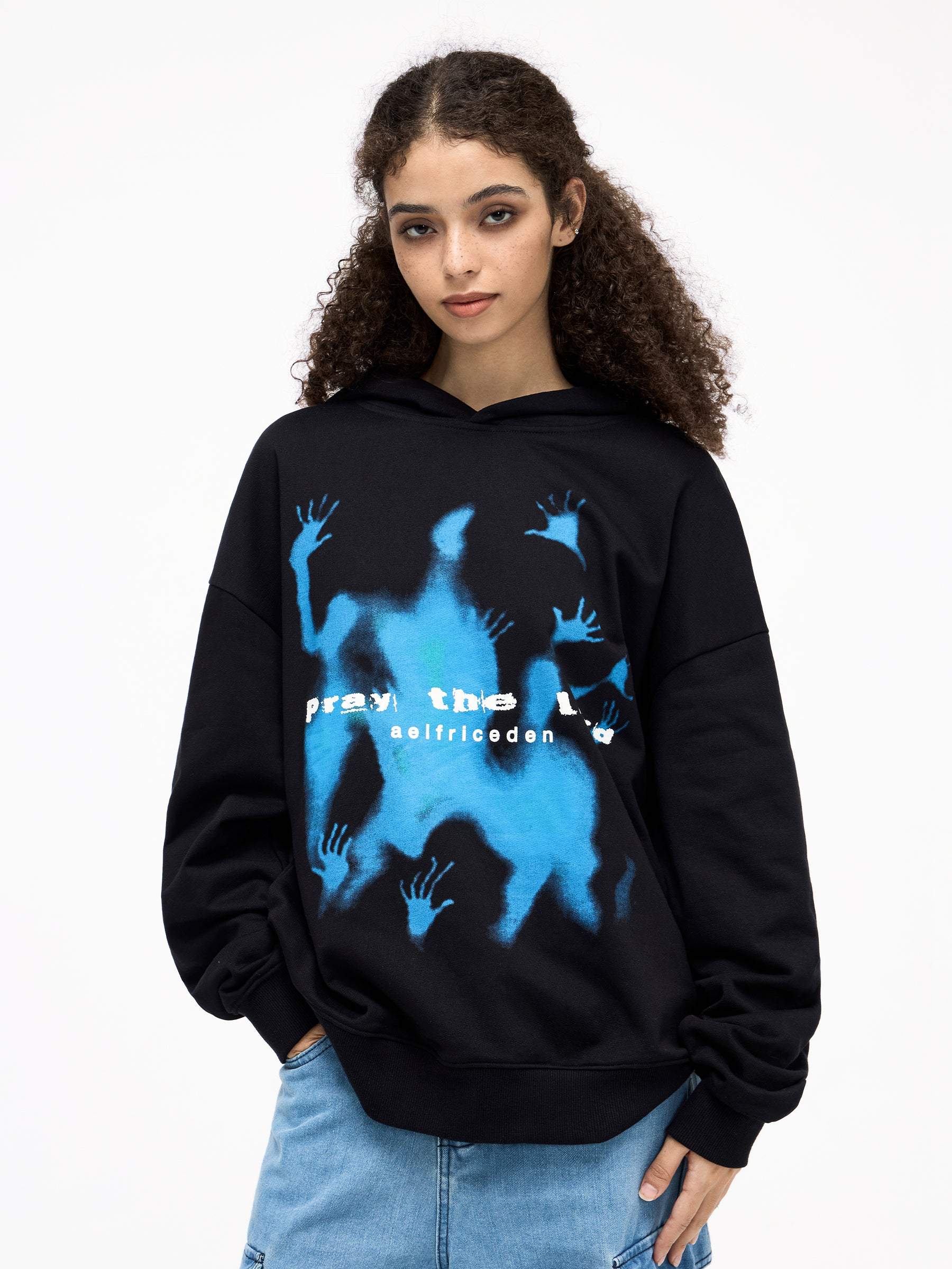 Aelfric Eden Abstraction Shadow Print Hoodie