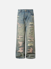 Aelfric Eden Fringe Distressed Jeans