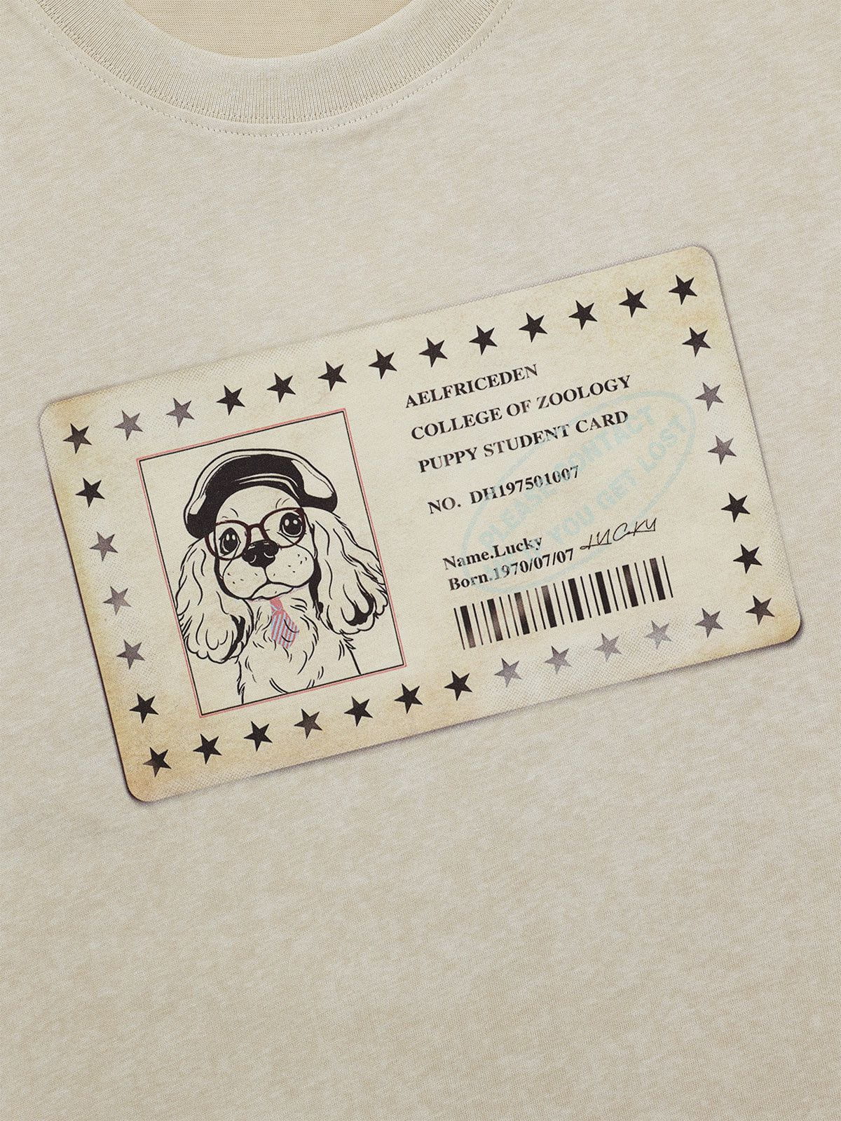 Aelfric Eden Puppy Work Card Tee