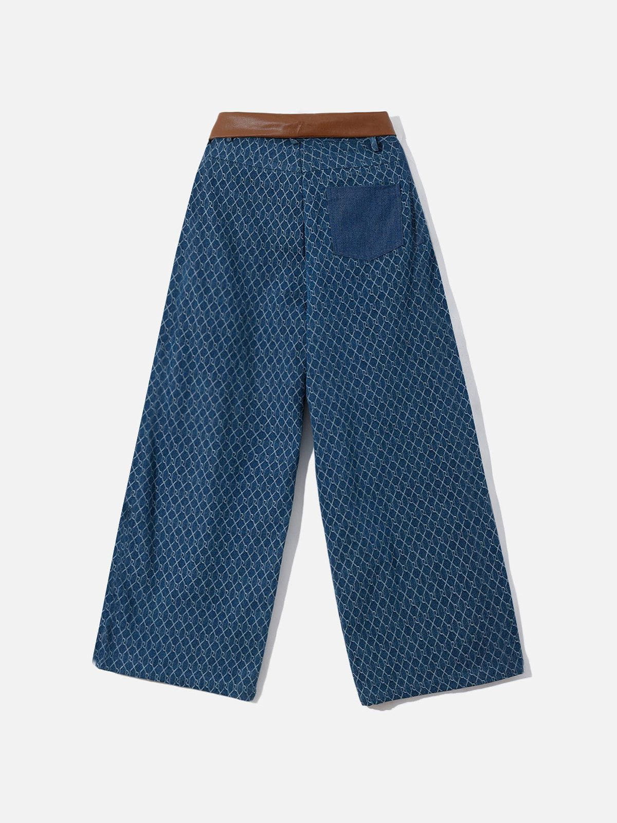 Aelfric Eden Vintage Denim Jacquard Baggy Jeans