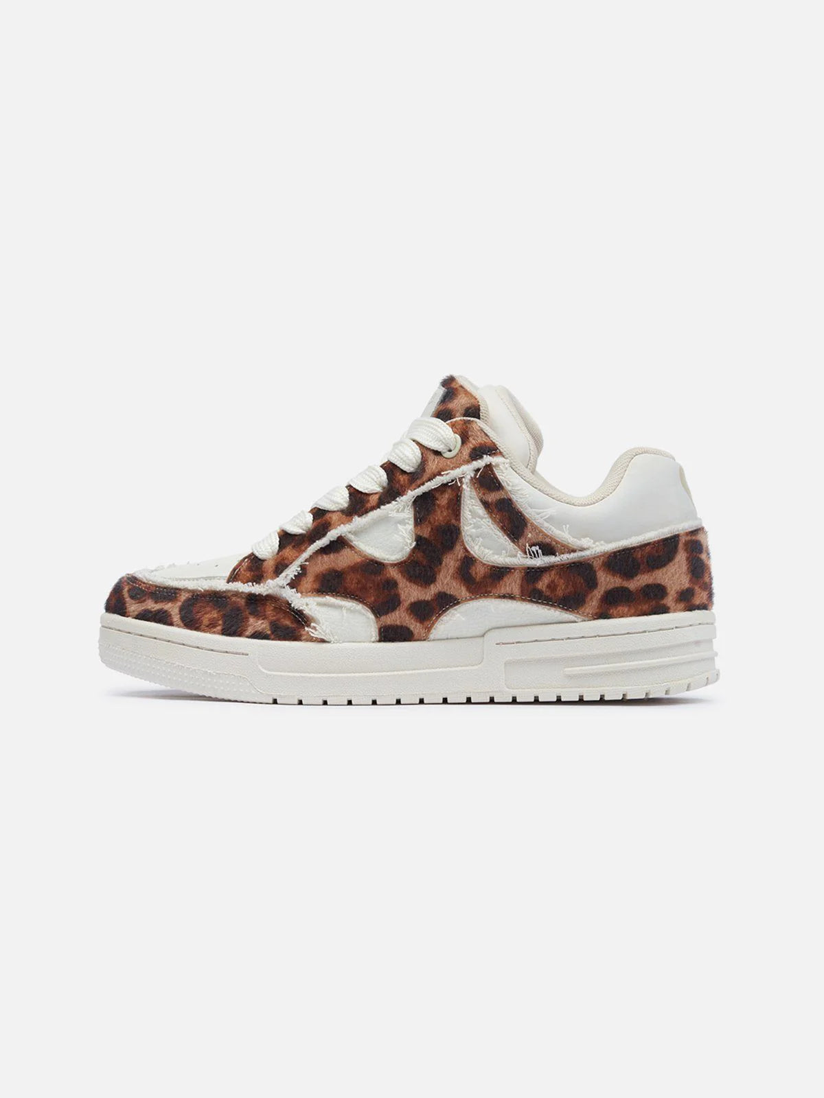 StarryClimb Leopard Print Patchwork Skate Shoes [Recommended By @regi._.mac]