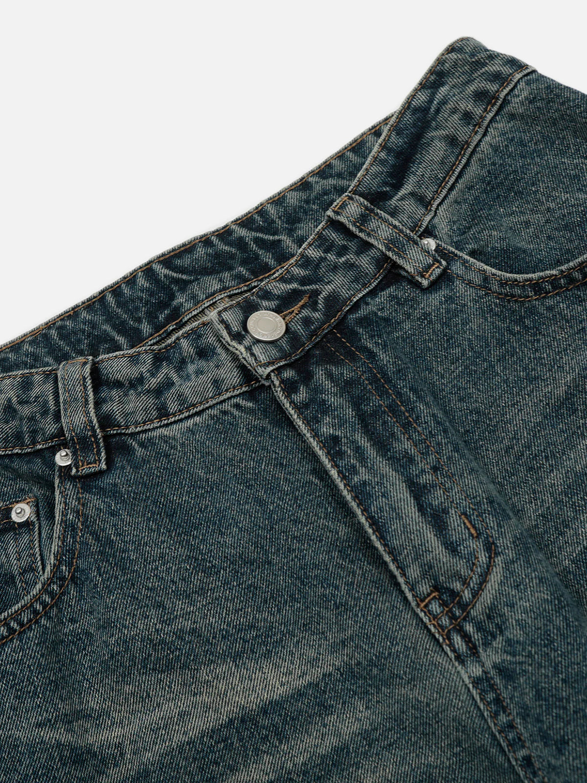 Aelfric Eden Deconstructive Washed Loose Jeans