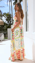 Zeena Maxi Dress - Sardinia Print