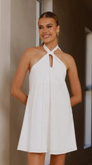 Maja Mini Dress - White