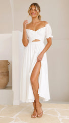 Hulu Maxi Dress - White