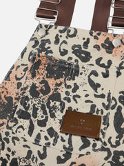 Aelfric Eden Apricot Leopard Print Overalls