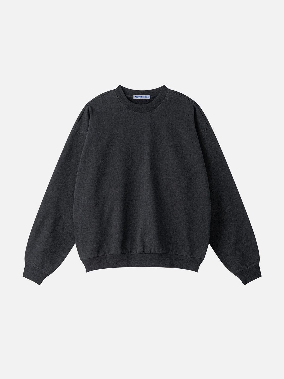 Aelfric Eden Basic Solid Oversized Sweatshirt