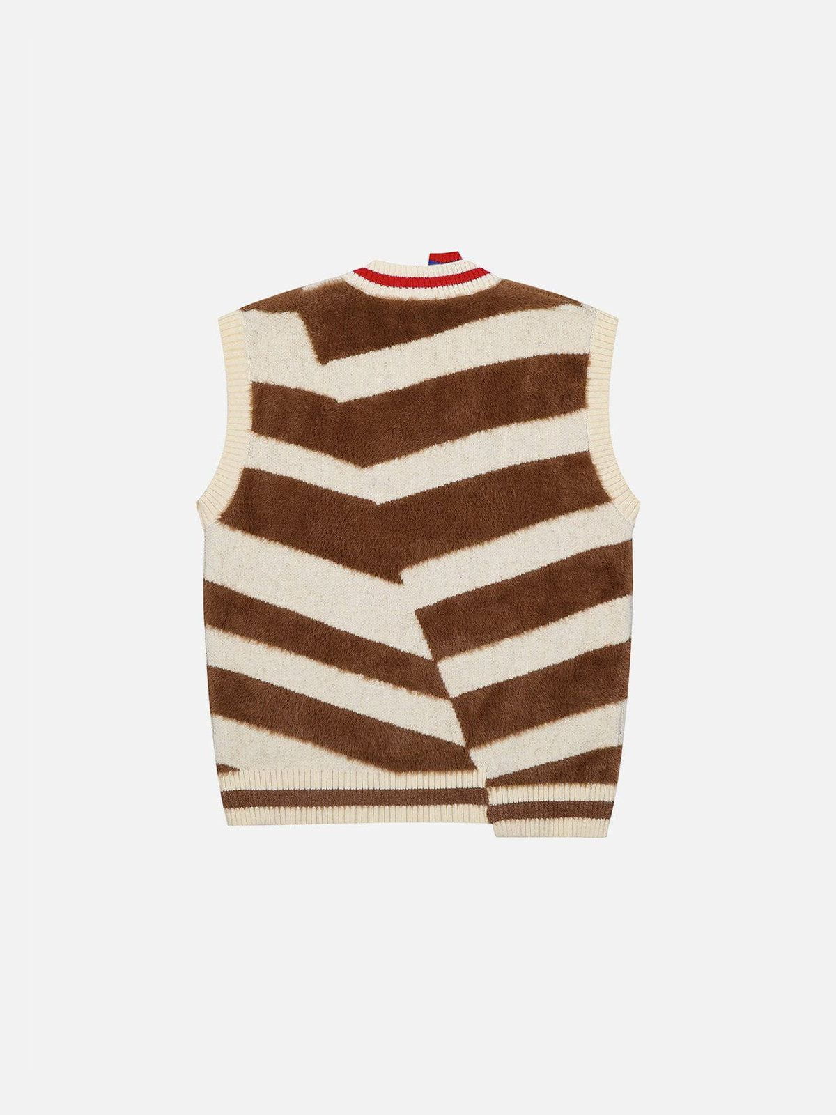 Aelfric Eden Irregular Stripe Sweater Vest