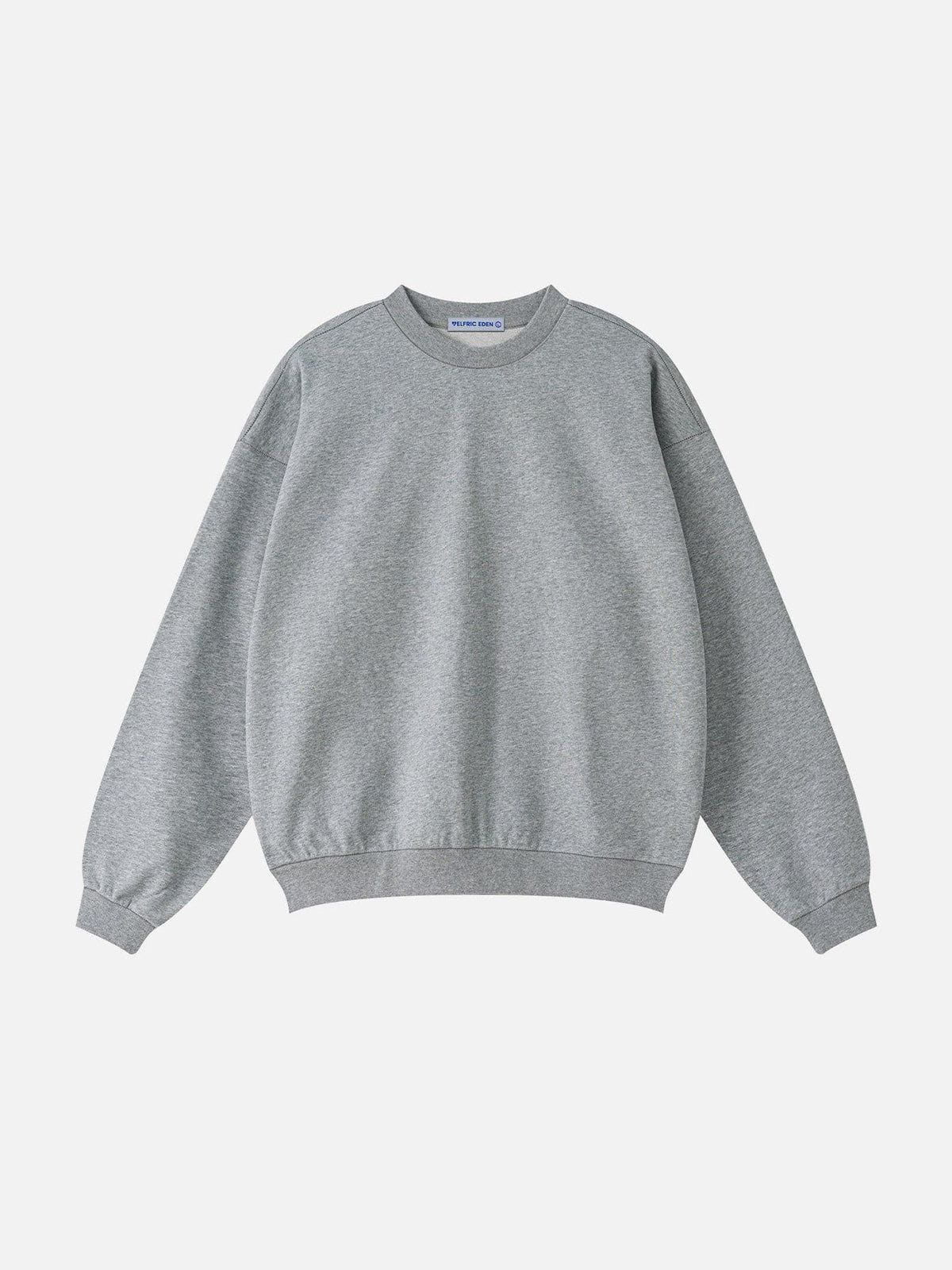 Aelfric Eden Basic Solid Oversized Sweatshirt