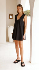 Vanessa Mini Dress - Black