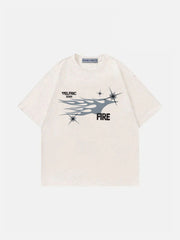 Aelfric Eden Flame Star Print Tee