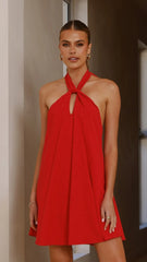 Maja Mini Dress - Red