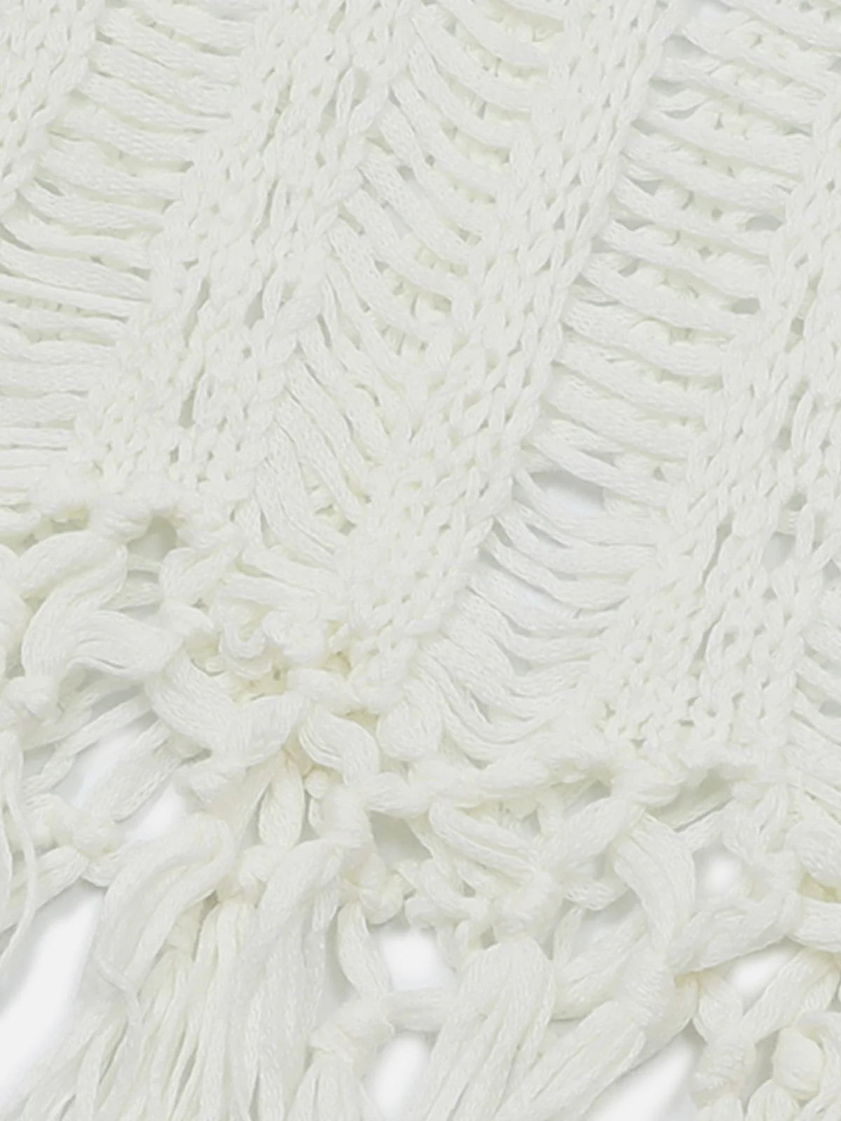 Aelfric Eden Open Knit Tassel Sweater Vest