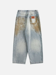 Aelfric Eden Dirt Color Washed Baggy Jeans