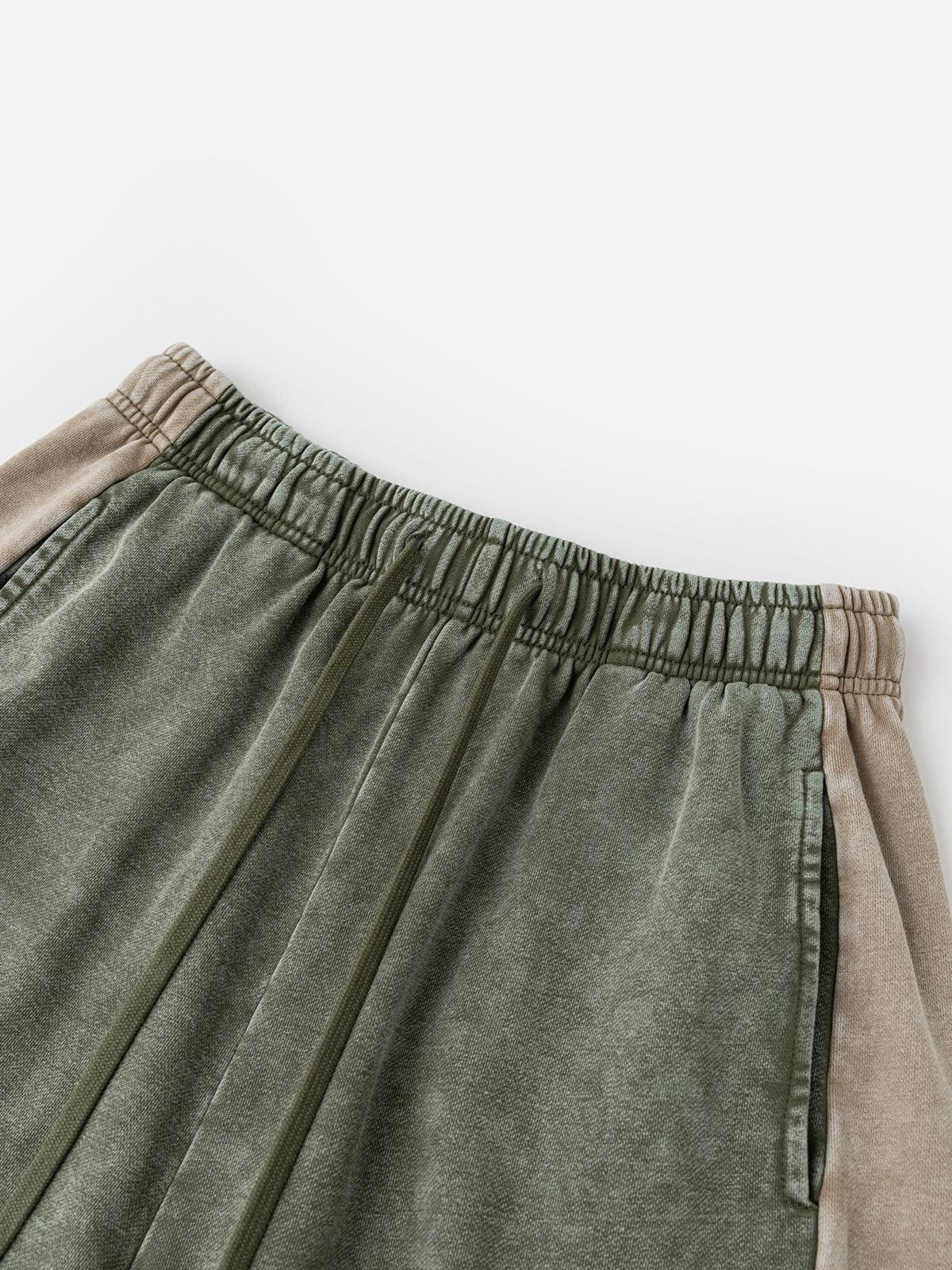 Aelfric Eden Color Blocking Washed Shorts