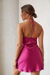 Olsen Satin Mini Dress