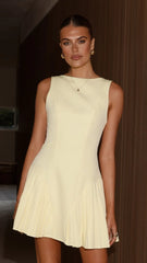 Yesim Mini Dress - Yellow