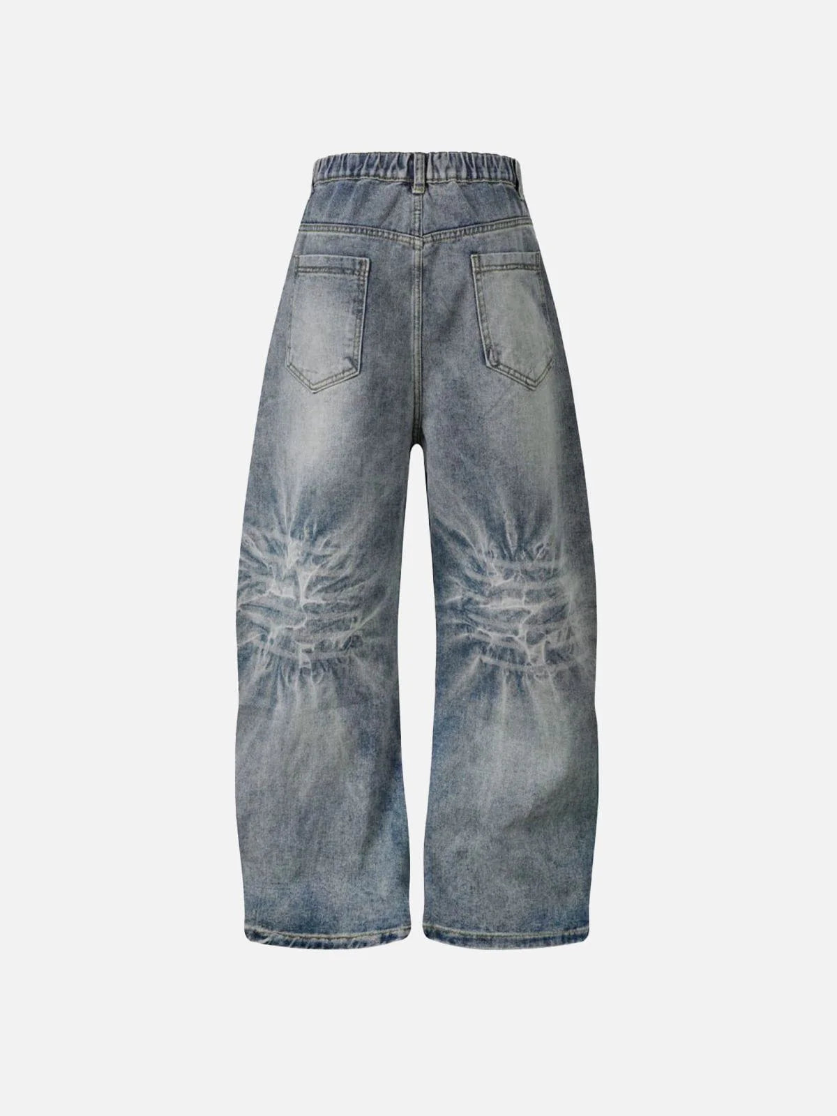 Aelfric Eden Deconstruction Patchwork Washed Barrel Jeans