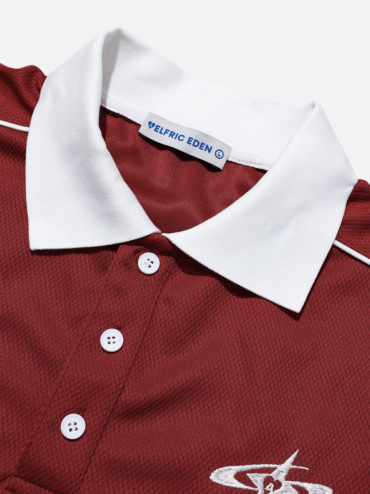 Aelfric Eden Vintage Patchwork Polo Tee
