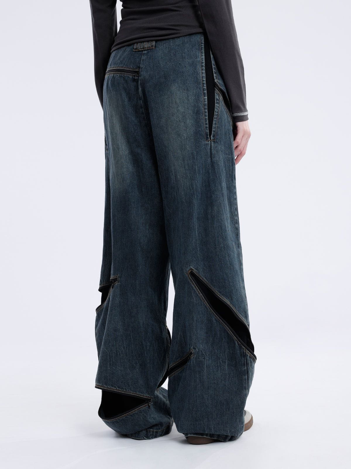 City Of Love Multi-Zipper Jeans