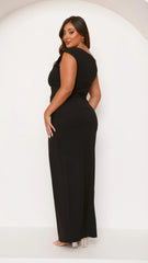 Lilah Maxi Dress - Black