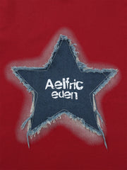 Aelfric Eden Applique Embroidery Star Tee