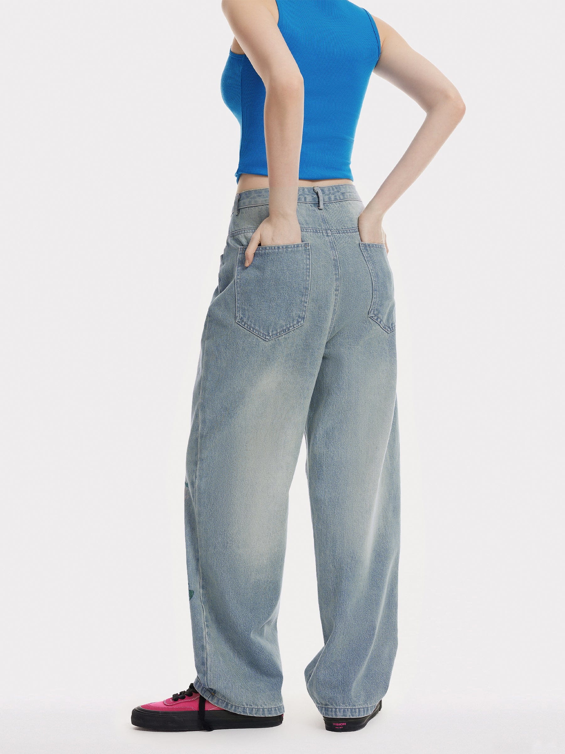 Aelfric Eden Sea Animal Print Jeans