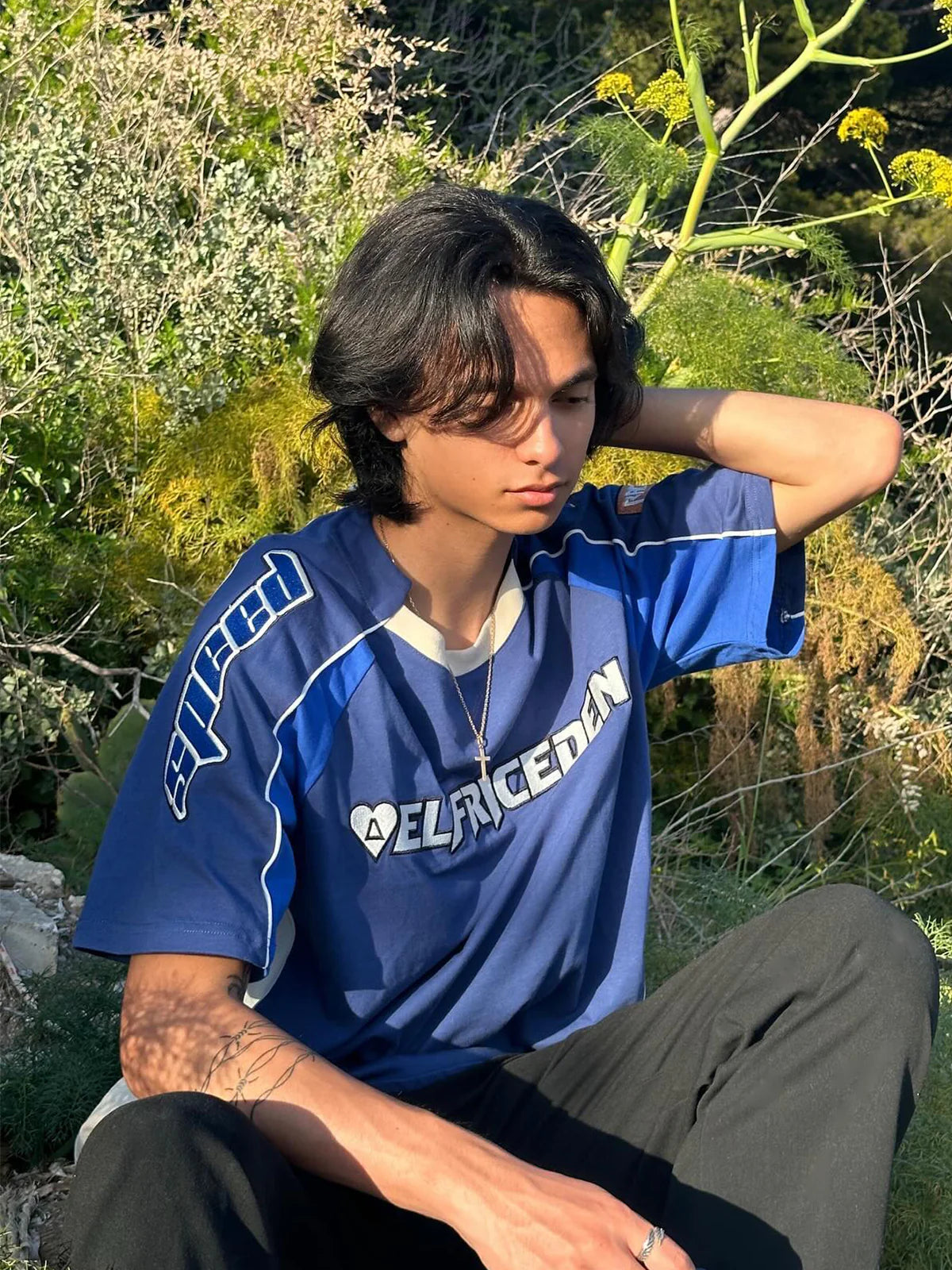Aelfric Eden Embroidery Racing Tee