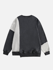 Aelfric Eden Asymmetrical Patchwork Sweatshirt
