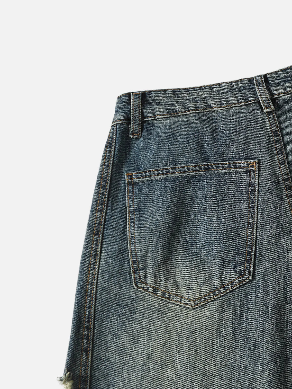 Aelfric Eden Washed Distressed Loose Jeans