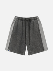 Aelfric Eden Color Blocking Washed Shorts