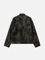 Aelfric Eden Dirt Color Faux Leather Jacket
