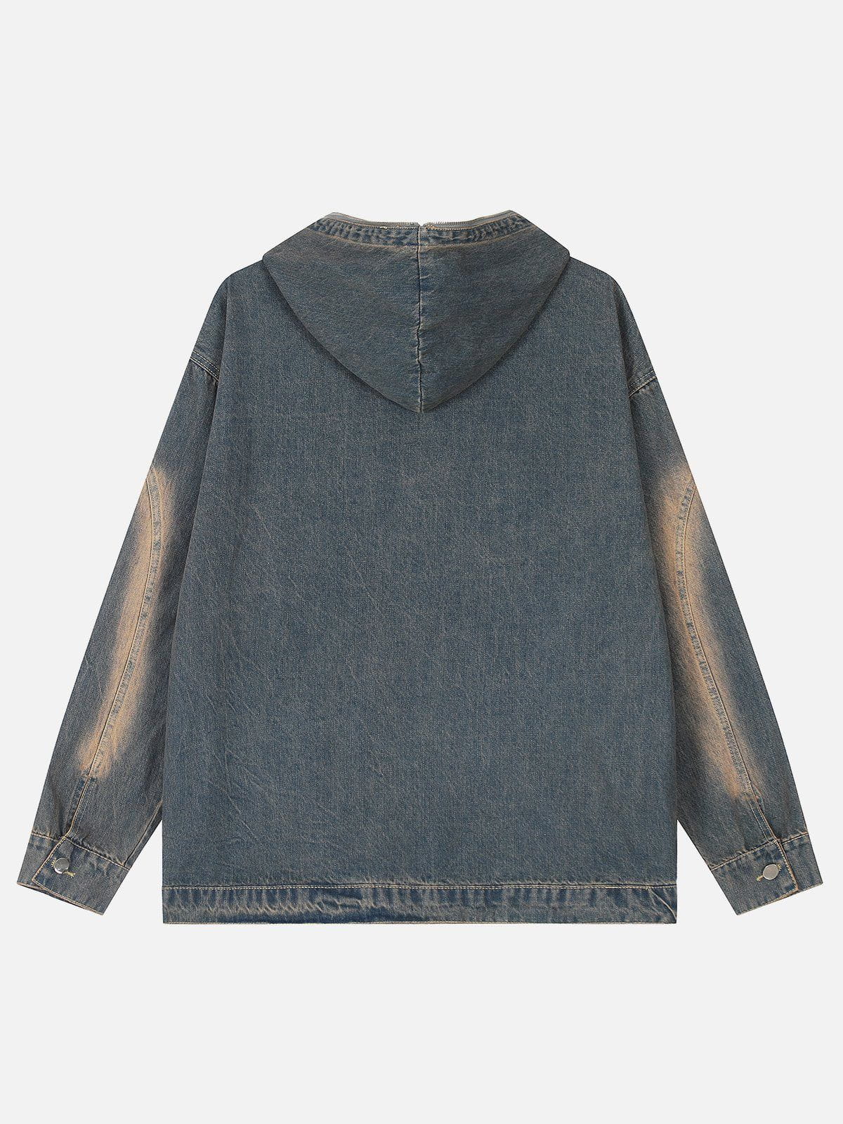 Aelfric Eden Washed Vintage Denim Hoodie