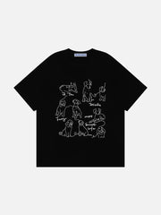 Aelfric Eden Line Cartoon Dog Tee
