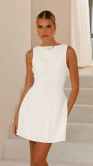 Rafiki Mini Dress - White