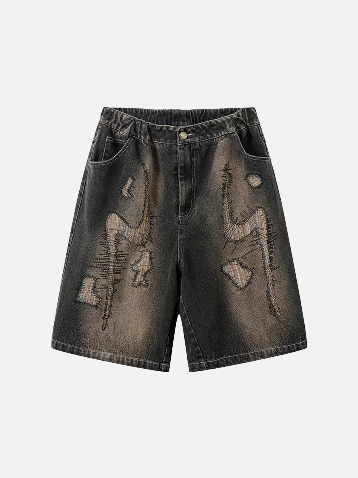 Aelfric Eden Applique Embroidery Baggy Jorts