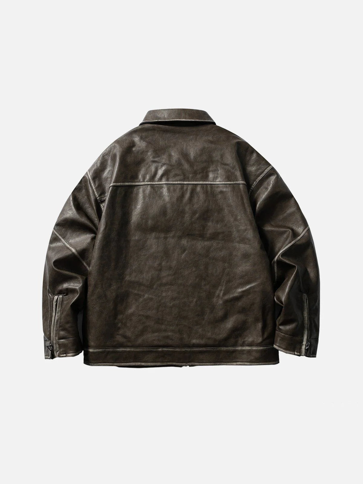 Aelfric Eden Pocket Patchwork Faux Leather Jacket