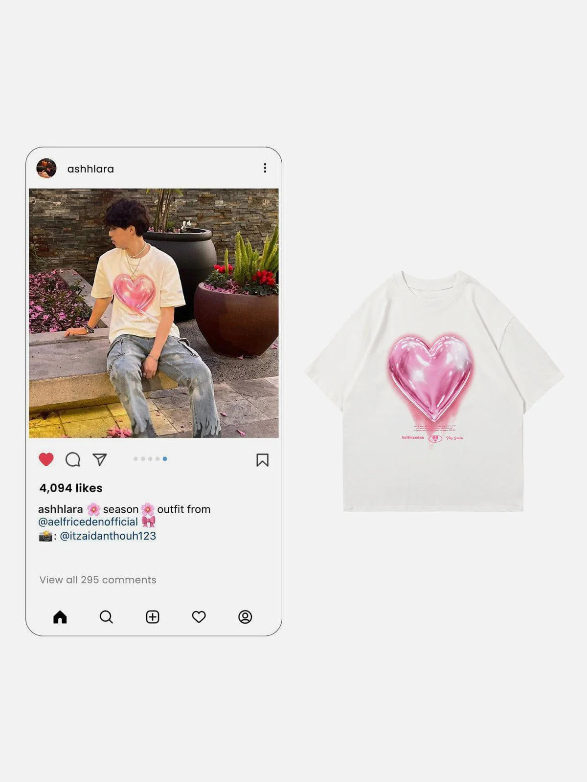 Aelfric Eden Love Balloon Graphic Tee