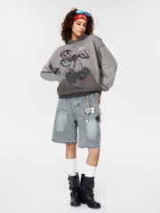 Aelfric Eden Blurring Cherry Washed Hoodie