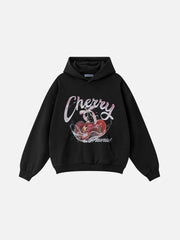 Aelfric Eden Cherry Print Hoodie