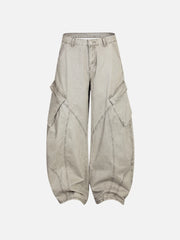 Aelfric Eden Big Pocket Washed Barrel Cargo Pants
