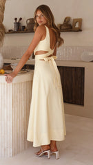 Kimberley Maxi Dress - Yellow
