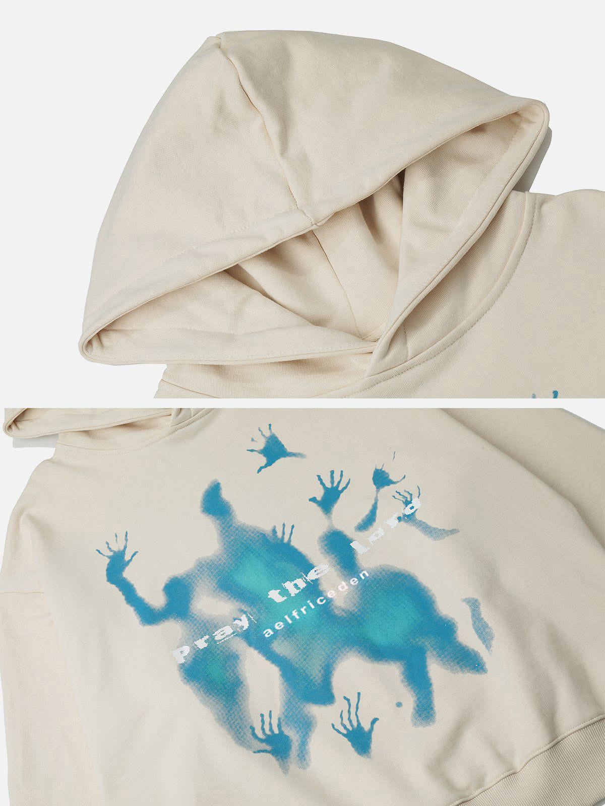 Aelfric Eden Abstraction Shadow Print Hoodie