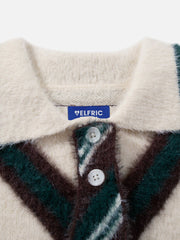 Aelfric Eden Stripe Tie Polo Sweater