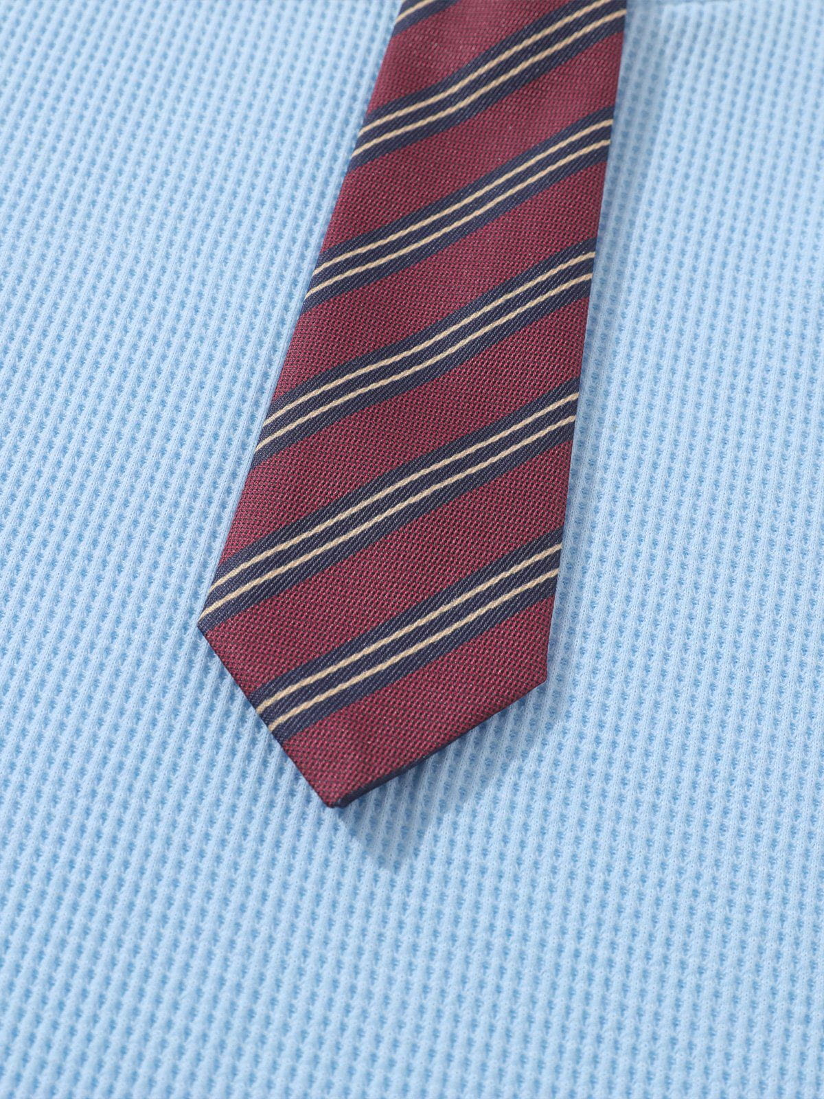 Aelfric Eden College Stripe Tie Polo Tee