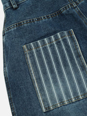 Aelfric Eden Multi Pocket Loose Barrel Jeans