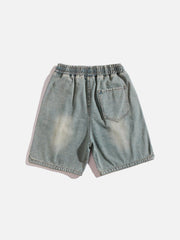 Aelfric Eden Washed Embroidery Jorts