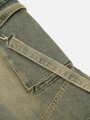Aelfric Eden Multi Pocket Washed Loose Jeans