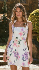 Deja Mini Dress - Botanical Bloom