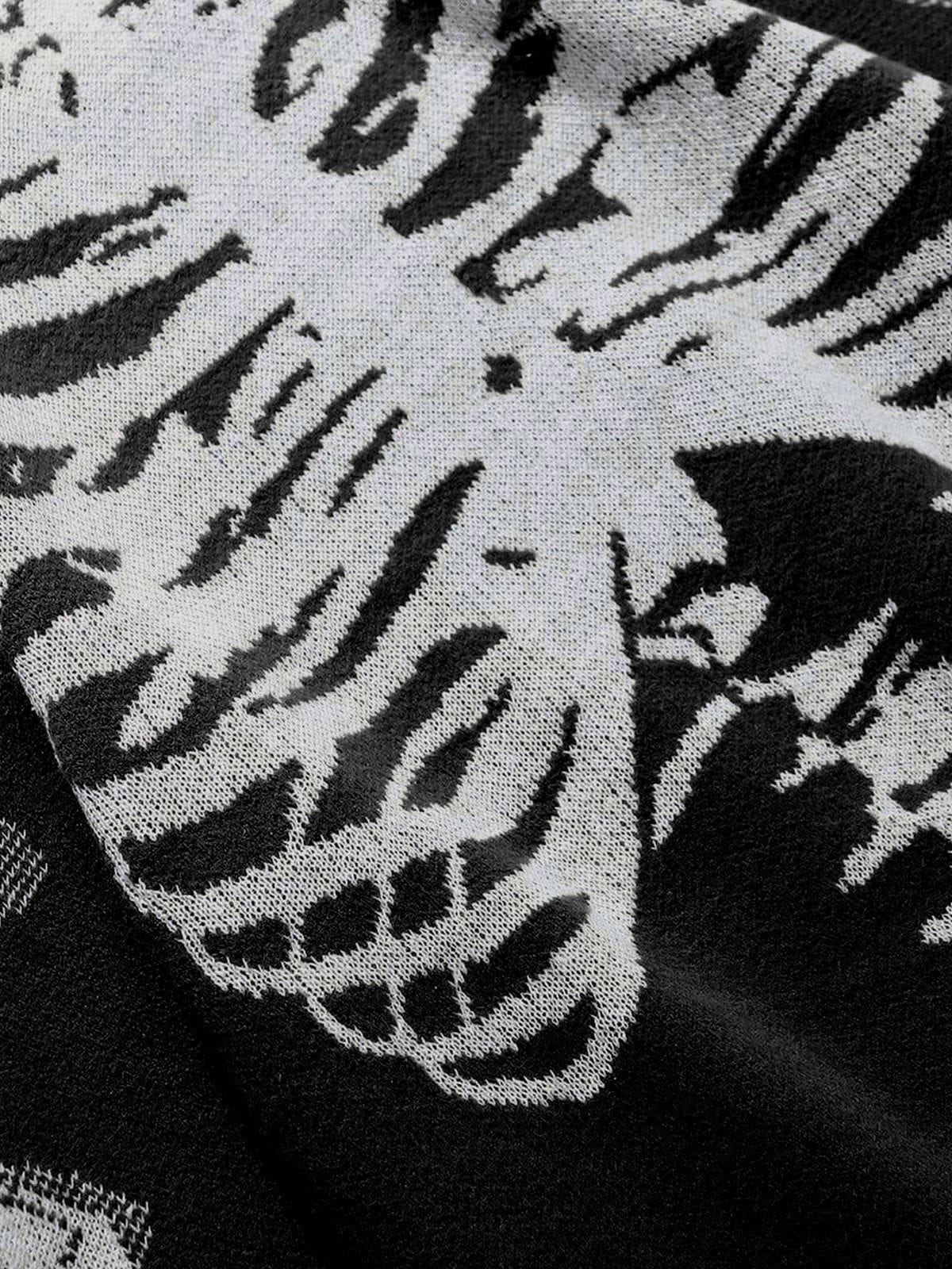 Aelfric Eden Skeleton Pattern Knit Sweater